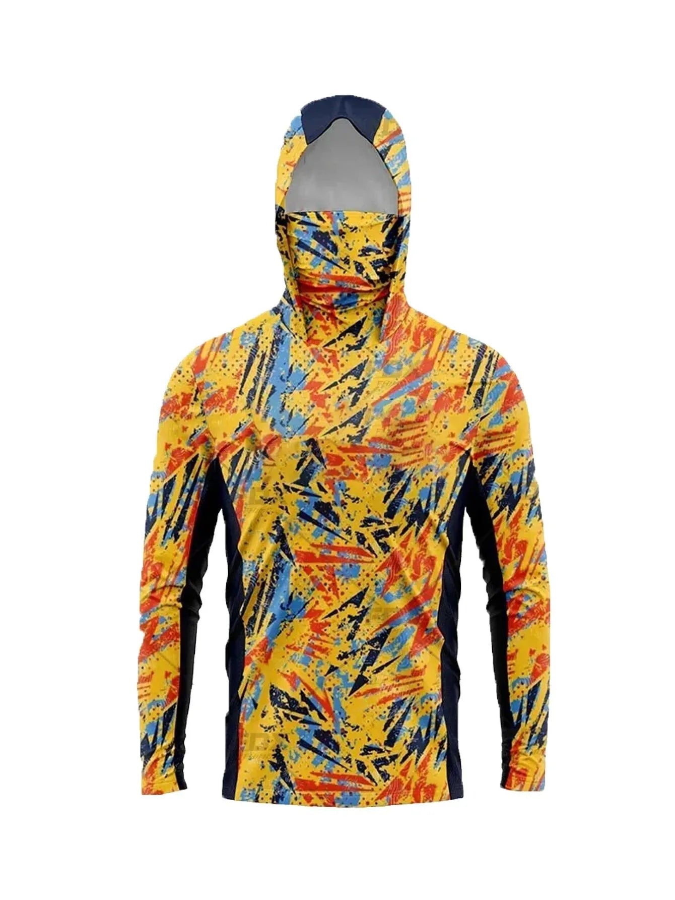 2026 Summer New Style Men's Long-Sleeved Shirt with 3D Pattern Print Sporty Breathable Soft Comfortable and Lightweight