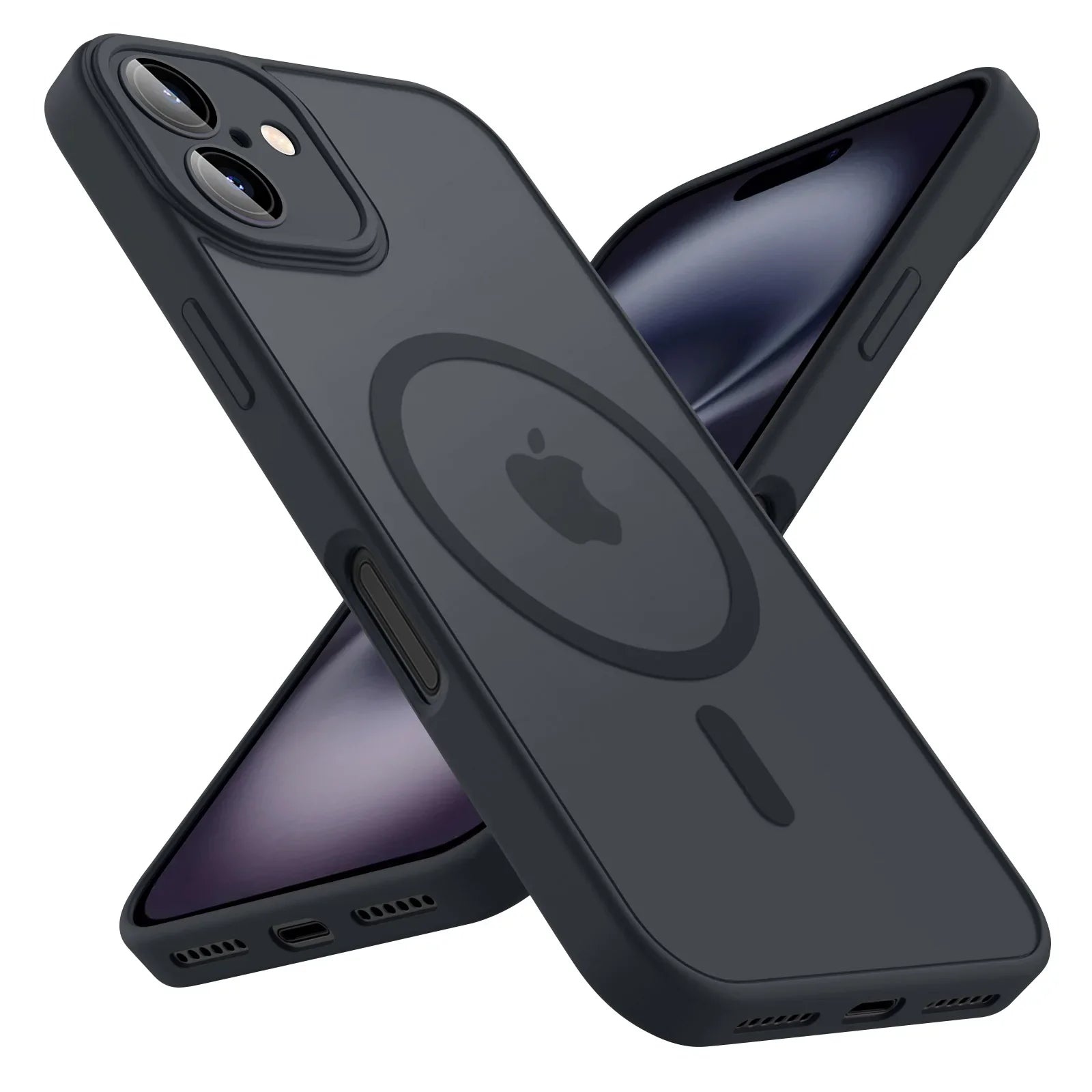 Magnetic Matte Armor Phone Case