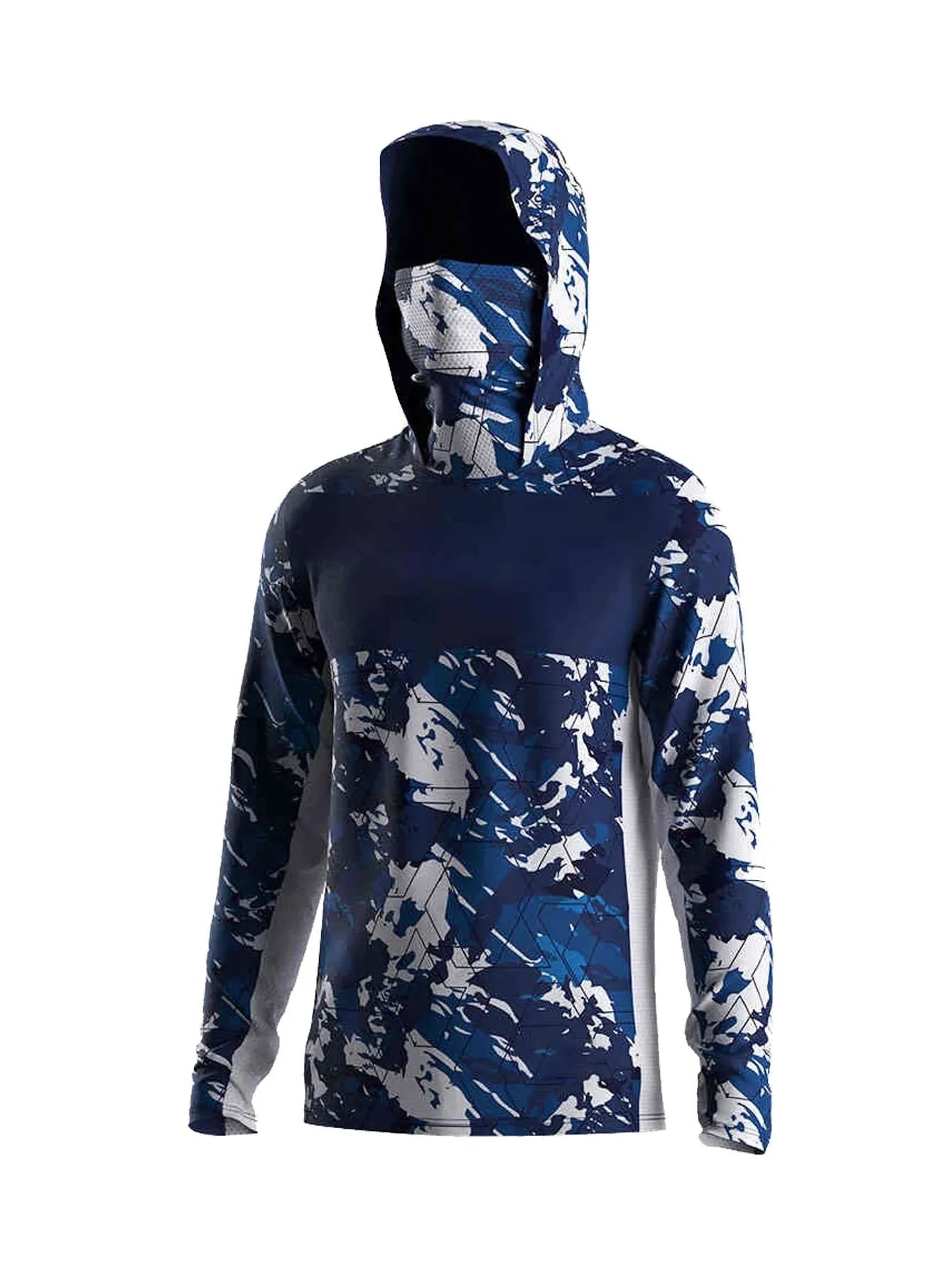 2026 Summer New Style Men's Long-Sleeved Shirt with 3D Pattern Print Sporty Breathable Soft Comfortable and Lightweight