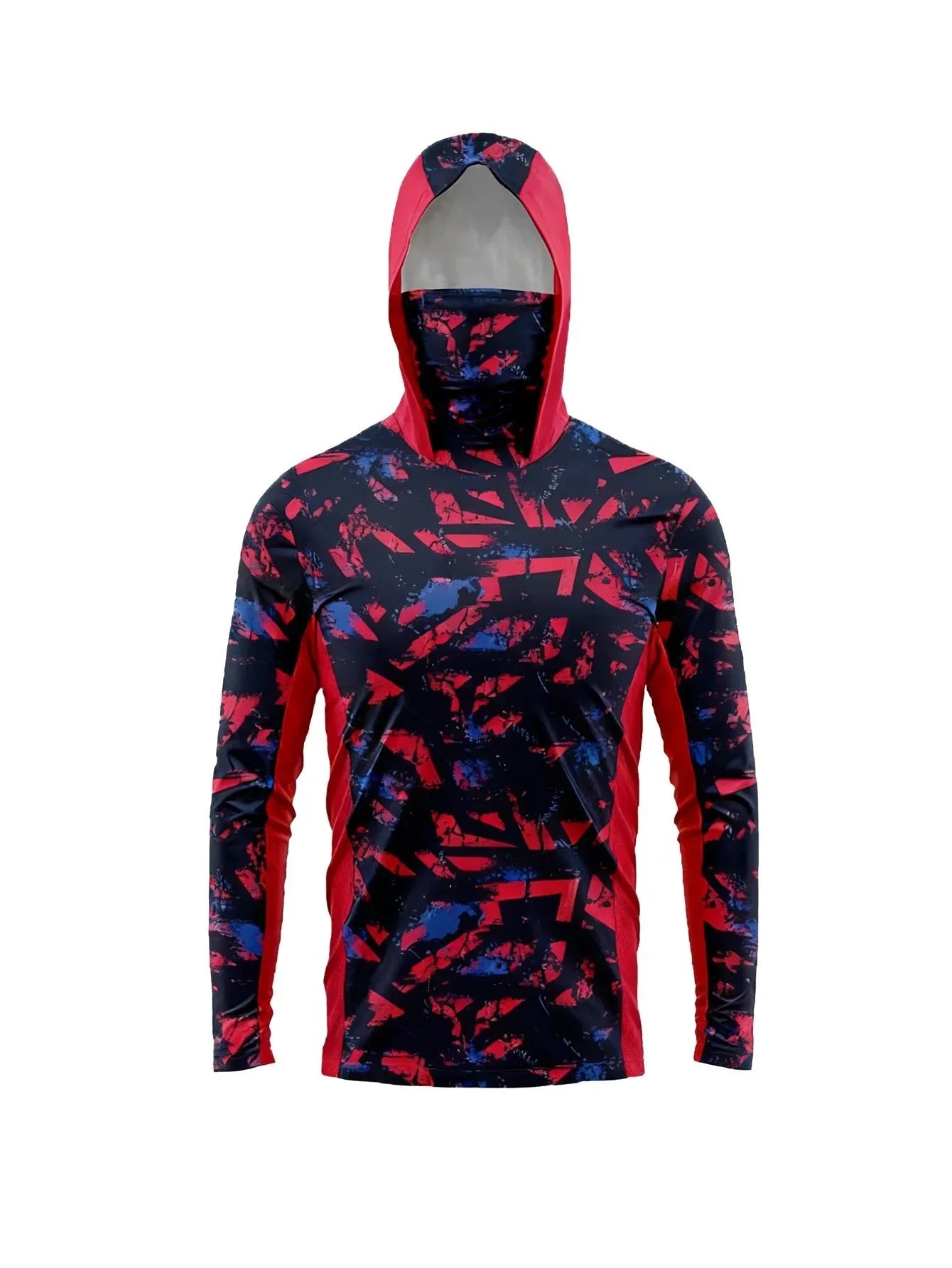 2026 Summer New Style Men's Long-Sleeved Shirt with 3D Pattern Print Sporty Breathable Soft Comfortable and Lightweight